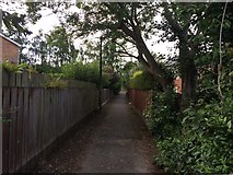 SK4991 : Footpath and Alleyway in Bramley by Jonathan Clitheroe