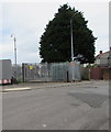 Electricity substation at the edge of Clydesmuir Industrial Estate, Tremorfa, Cardiff