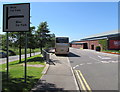 West Car Park and Main Car Park directions sign, Bridgend Designer Outlet