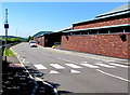 Pedestrian crossing on a hump, Bridgend Designer Outlet