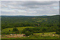 View east over the valley of Afon Clydach