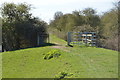 TL3671 : Gate, Ouse Valley Walk by N Chadwick