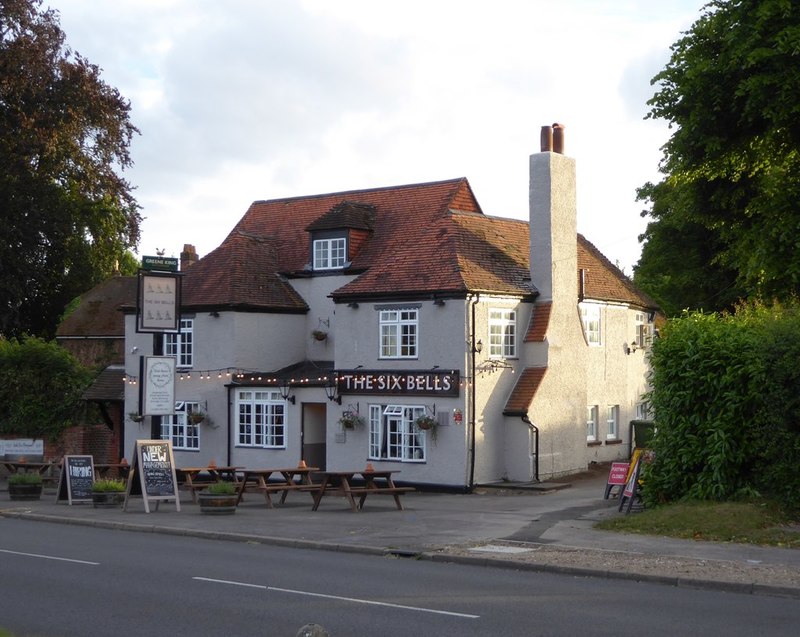 The Six Bells, Hale Road, Farnham © Stefan Czapski :: Geograph Britain ...