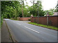 Bills Lane at the Oak Farm entrance