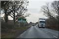 A614 approaching Bursea Lane Ends