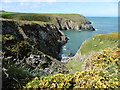 The Pembrokeshire Coast Path near Aber-pwll