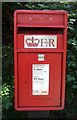 TF9803 : Close up, Elizabeth II postbox, Woodrising by JThomas