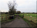 Entrance to Somerby Lodge driveway