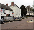 Northwest corner of Twyn Square, Usk