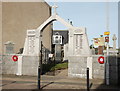 NJ7916 : Memorial arch, Kintore Kirkyard by Bill Harrison