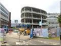 NZ2564 : Building work at Northumbria University City Campus by Oliver Dixon