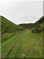 NY0817 : Farm track in the small valley of Ghyll by Matthew Hatton