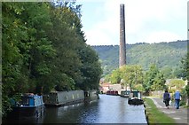 SD9827 : The Rochdale Canal at Hebble End by Bobby Clegg