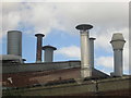 Industrial chimneys at Aspley Guise