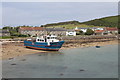 Boat under repair at New Grimsby