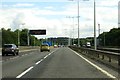 The M54 heading east