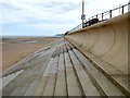 NZ6025 : The wave wall on Redcar seafront by Oliver Dixon