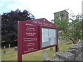 Holy Trinity, Cleeve: notice board