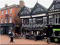 SJ6552 : Nantwich Book Store, Coffee Shop and Pavement Side Cafe by Bill Henderson