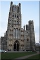 TL5480 : Ely Cathedral - west end and tower by N Chadwick