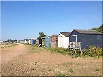 TR0965 : Beach Huts, Seasalter by Chris Whippet