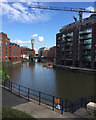ST5973 : A view of the Floating Harbour and the Shot Tower from Castle Park, Bristol by Robin Stott