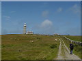 SS1344 : Walking towards Lundy Old Lighthouse by Rich Tea
