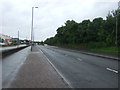 Looking south east on London Road (A74)