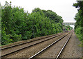 The Grantham-Nottingham line east of Bingham Station