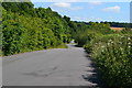 View from lay-by back to the A31