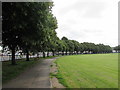 ST2076 : Tree-lined Splott Park, Cardiff by Jaggery