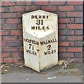 Old Milepost by the A461, Lichfield Road, Shelfield