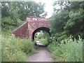 Bridge under the dismantled railway west of Rectory Lane, Thurnscoe