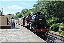 SD8022 : A Dining with Distinction train arrives at Rawtenstall by Richard Hoare