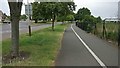 Cycle path along Fullhurst Avenue in Braunstone