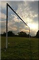 SK5600 : Goal posts on the Aylestone Playing Fields by Mat Fascione