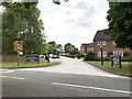 Entrance to hotel car park, Alsager