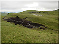 NN0149 : Exposed peat near Beinn Mhic na Cèisich by Hugh Venables