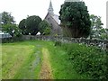 SD2782 : St  John's  Church  from  Cumbria  Way by Martin Dawes