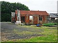 An old corrugated iron shed