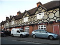 Tudor houses in the middle of Hursley