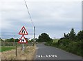 Tullyframe Road approaching Ballymagough Bridge west of Atticall