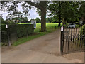 The Entrance to The Ashes Playing field