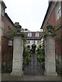 Gateway and front path, off Market Place