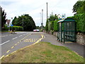 The Swan bus stop and shelter, Nibley