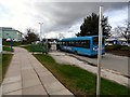 Bus stops at Wythenshawe Hospital