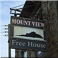 Sign for the Mount View public house, Longrock