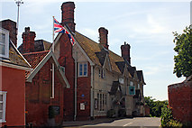 TM4249 : The Crown and Castle, Castle Terrace, Orford by Jo and Steve Turner