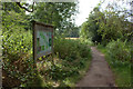 Nature reserve path along River Mole near Leatherhead