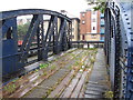 Severed swing bridge at Swansea